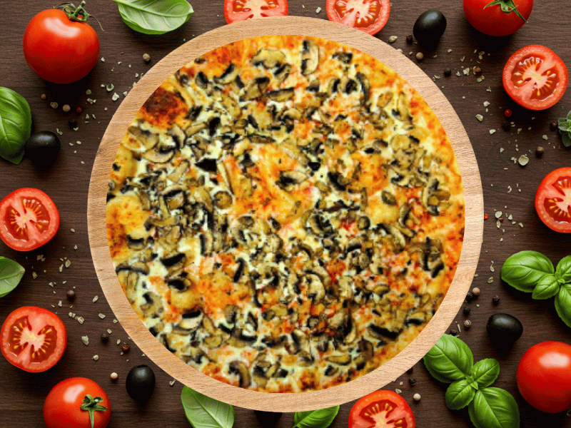 Mushroom Pizza